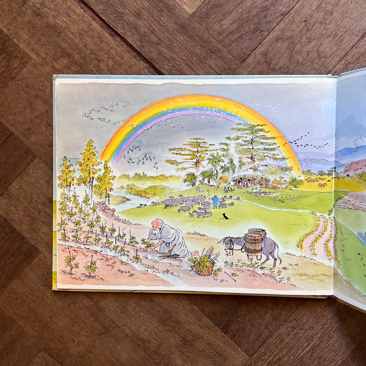 The Great Flood (1978 First Edition, Wordless Book) – Peter Spier