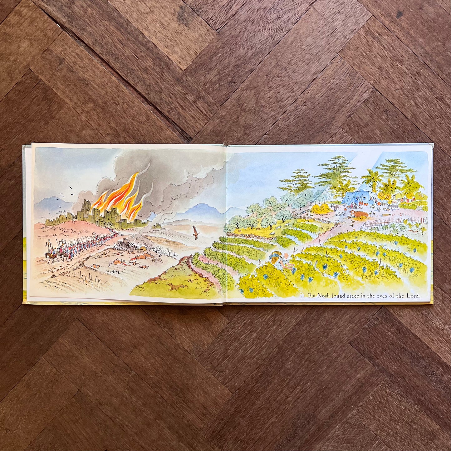 The Great Flood (1978 First Edition, Wordless Book) – Peter Spier