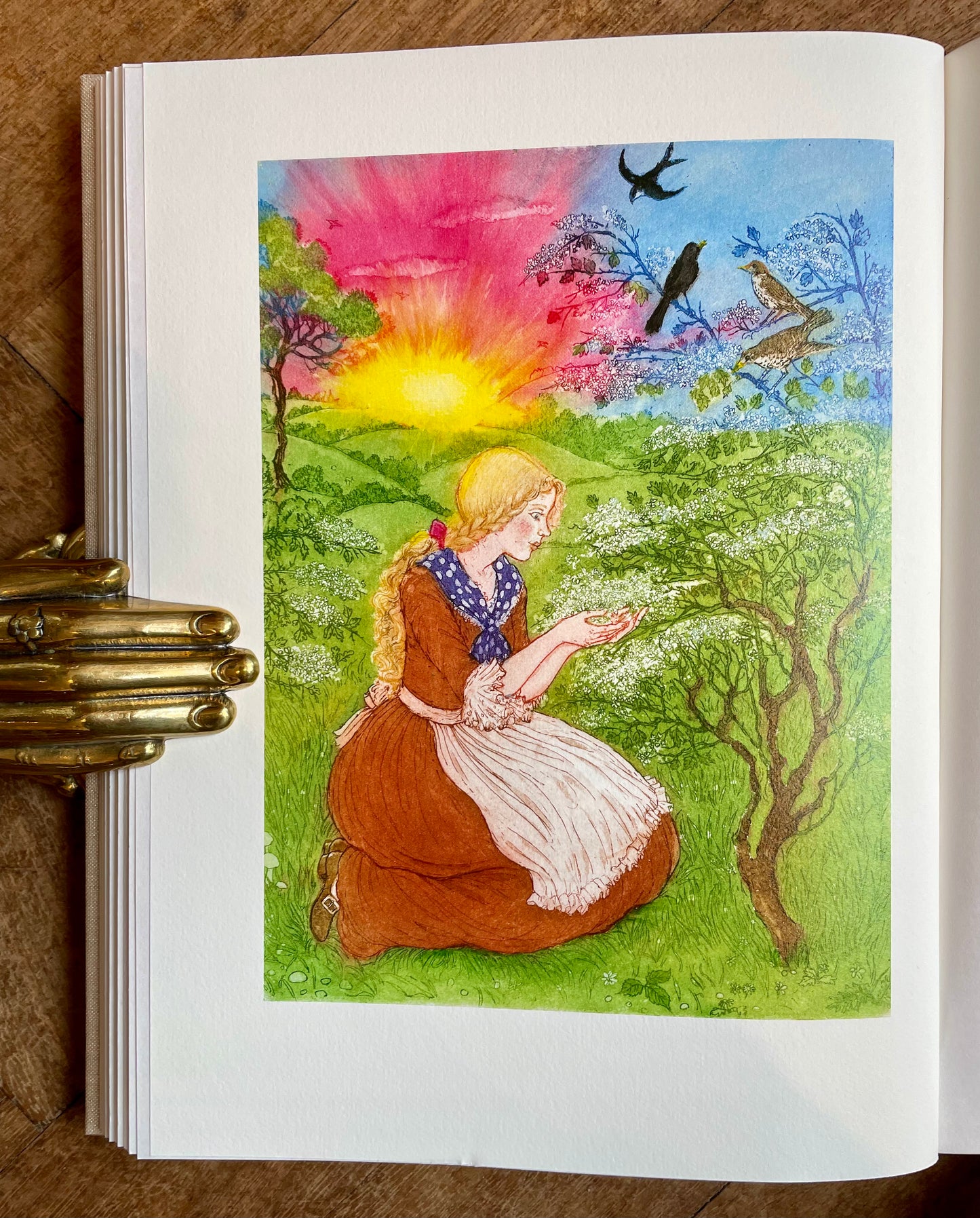 The Nursery Rhyme Book (2016, The Folio Society) – Andrew Lang (ed.), L. Leslie Brooke and Debra Mc Farlane