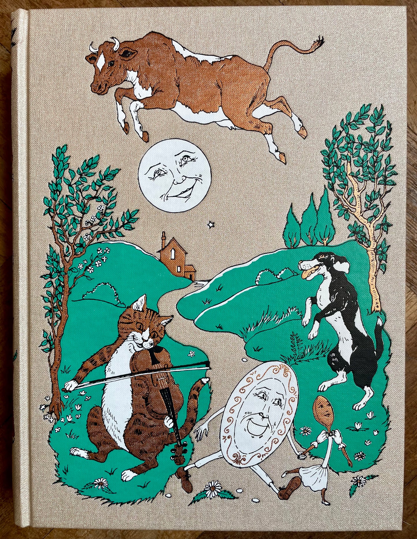 The Nursery Rhyme Book (2016, The Folio Society) – Andrew Lang (ed.), L. Leslie Brooke and Debra Mc Farlane