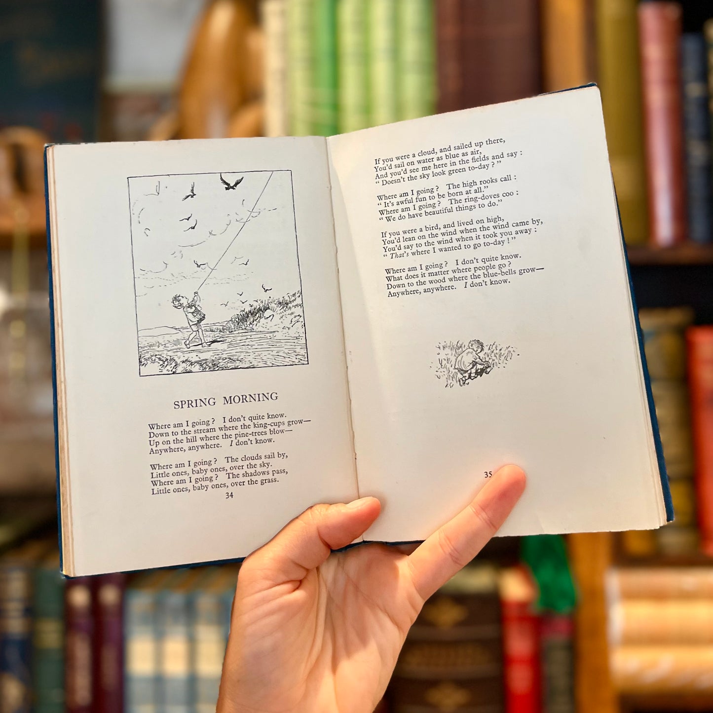 When We Were Very Young (1929, 18th edition) – A.A. Milne and E. H. Shepard