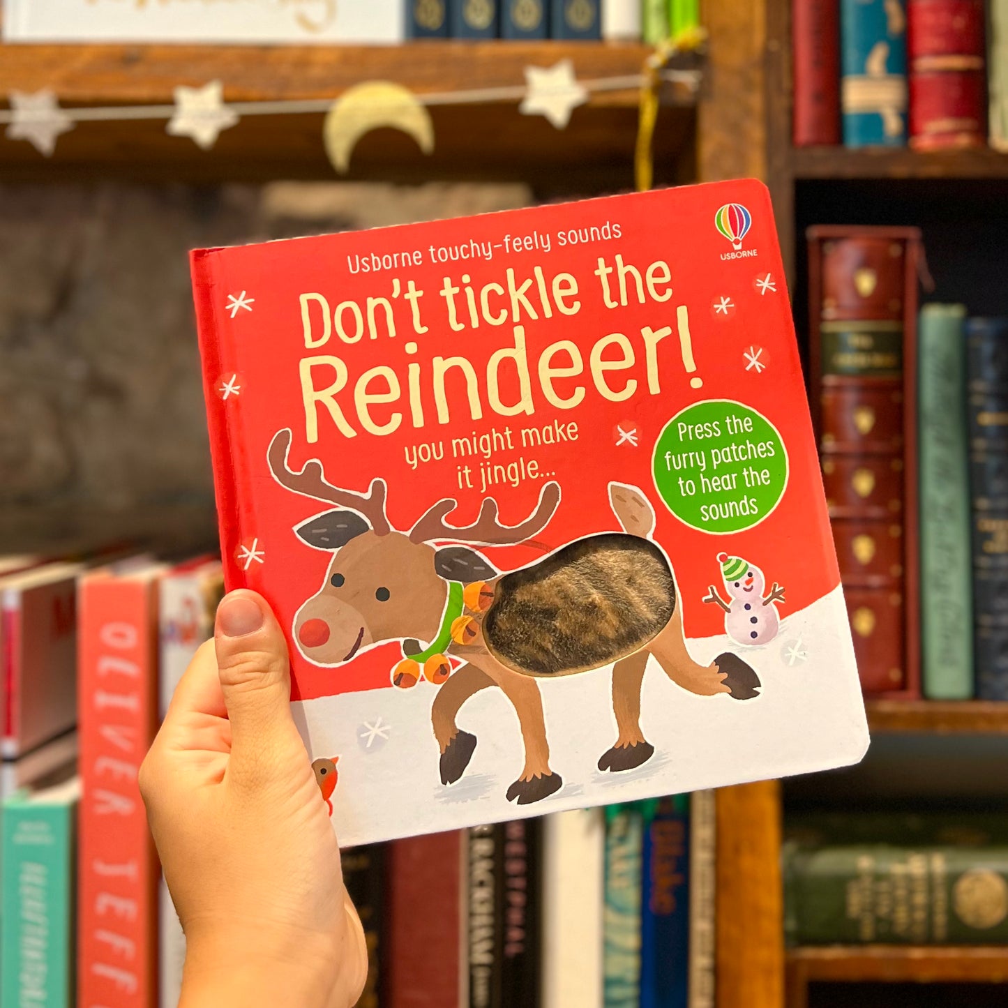 Usborne Touchy-Feely Sounds Don't Tickle the Reindeer! – Sam Taplin and Ana Larrañaga