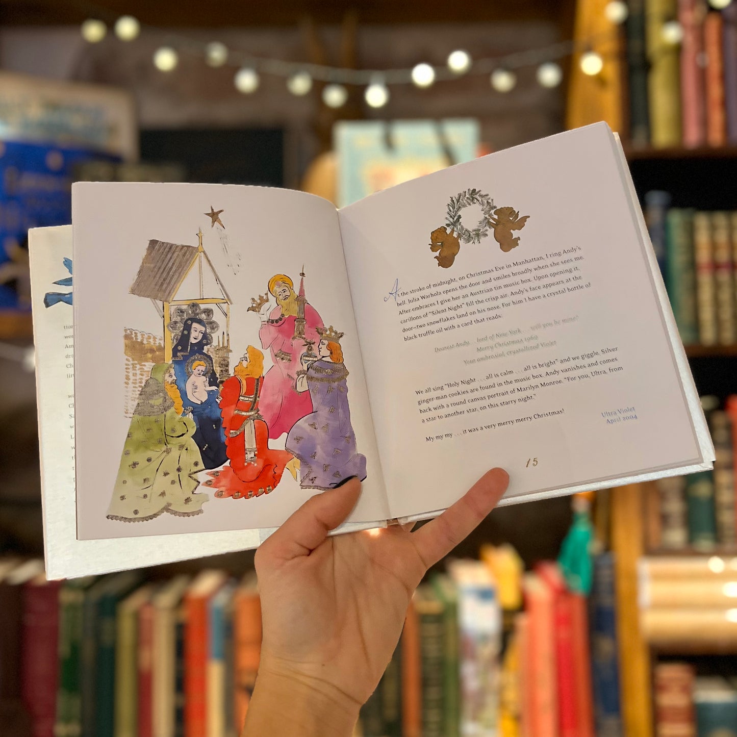 Greeting From Andy Warhol, Christmas at Tiffany's – John Loring, Andy Warhol