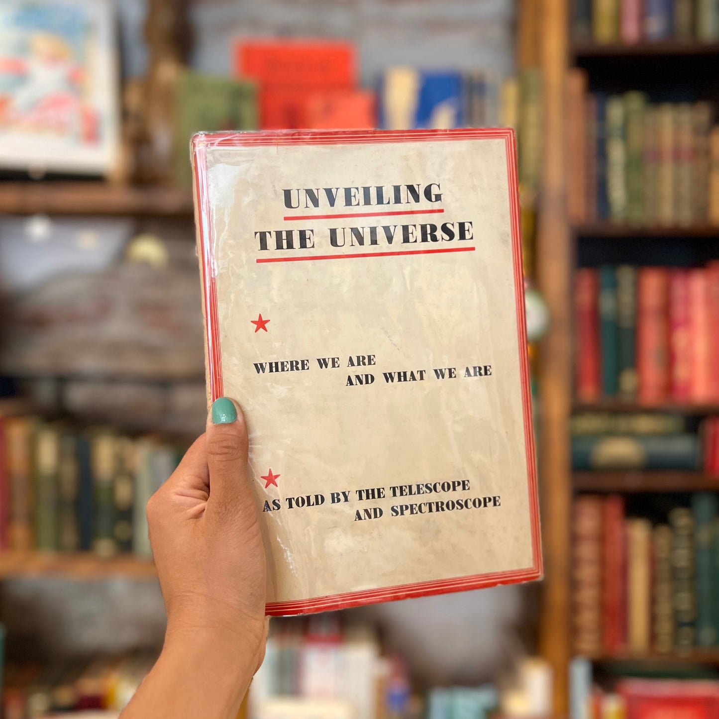 Unveiling the Universe: Where We Are and What We Are as Told by the Telescope and Spectroscope (1936) – Norton Wagner