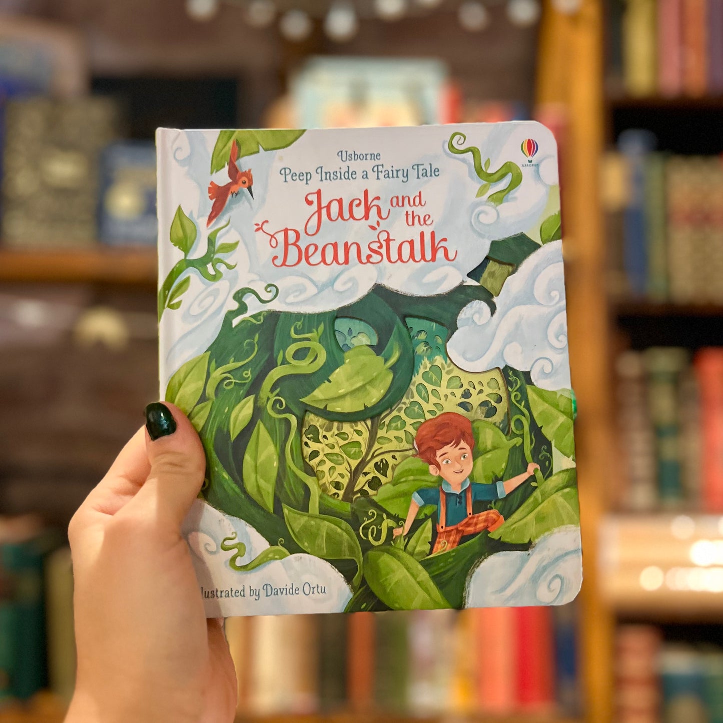 Jack and the Beanstalk, Peep inside a Fairy Tale (Board Book) -  Davide Ortu