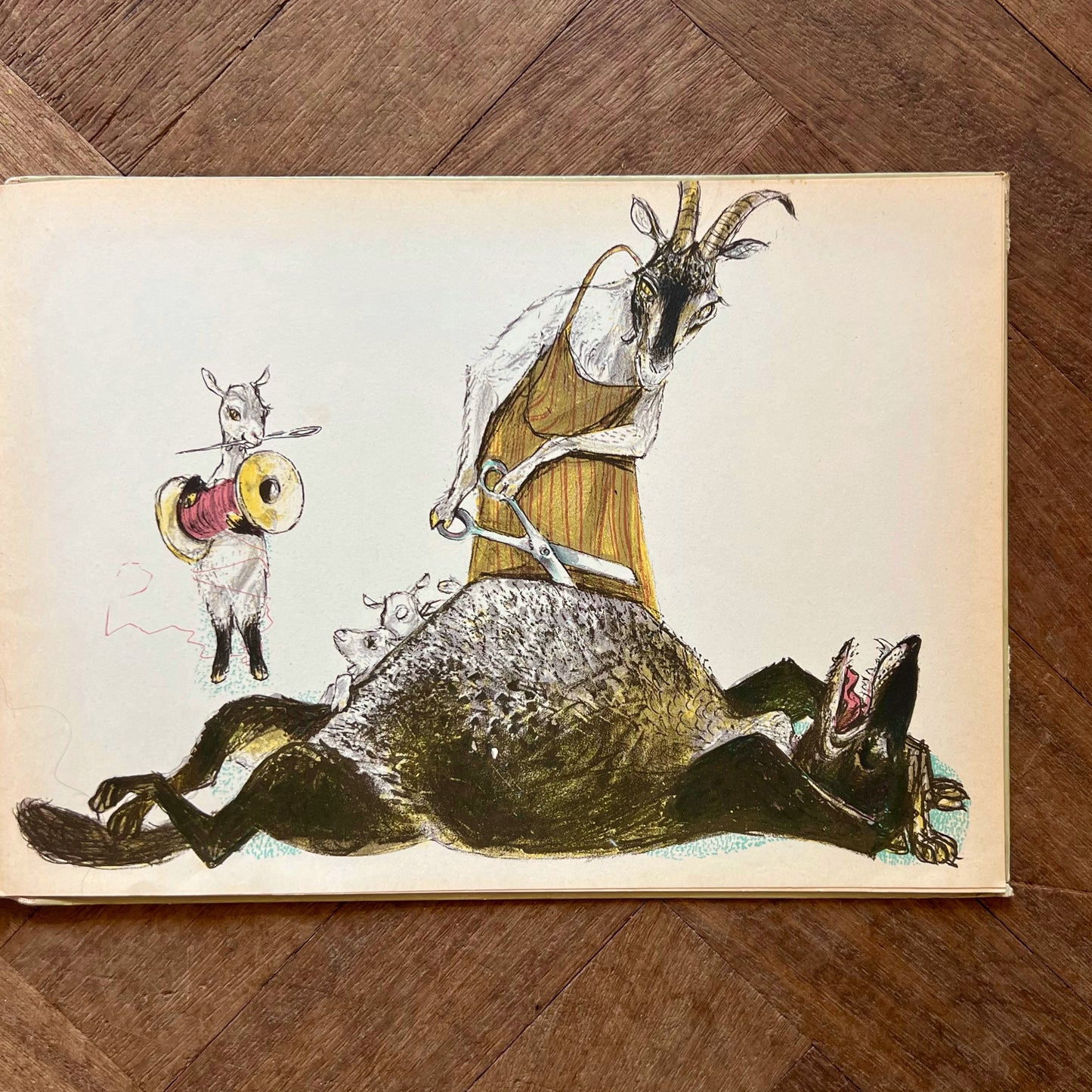 The Wolf and the Seven Little Kids (1958 First UK edition) / Felix Hoffmann