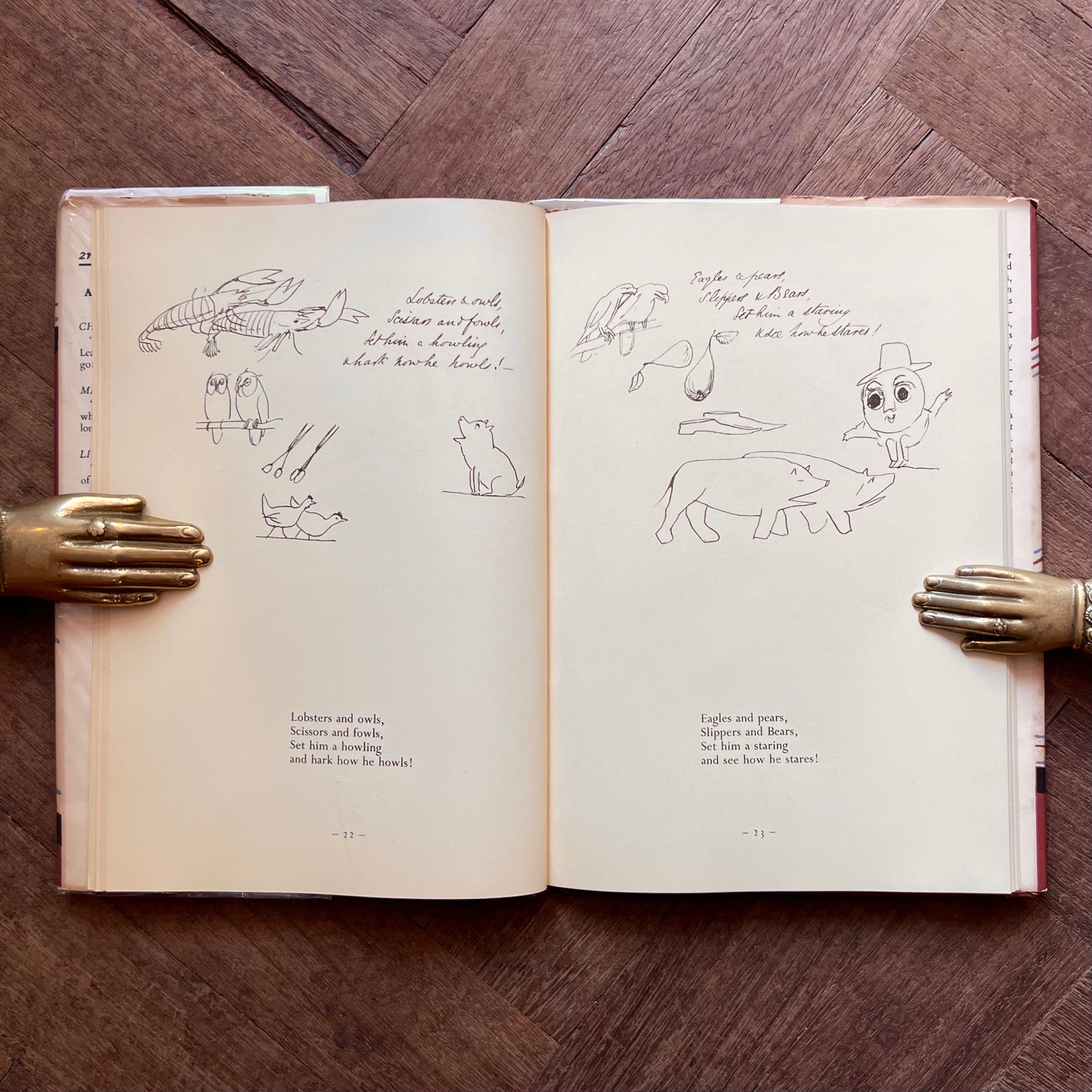 Teapots and Quails and Other New Nonsenses (1954 First Edition, Second Impression) – Edward Lear