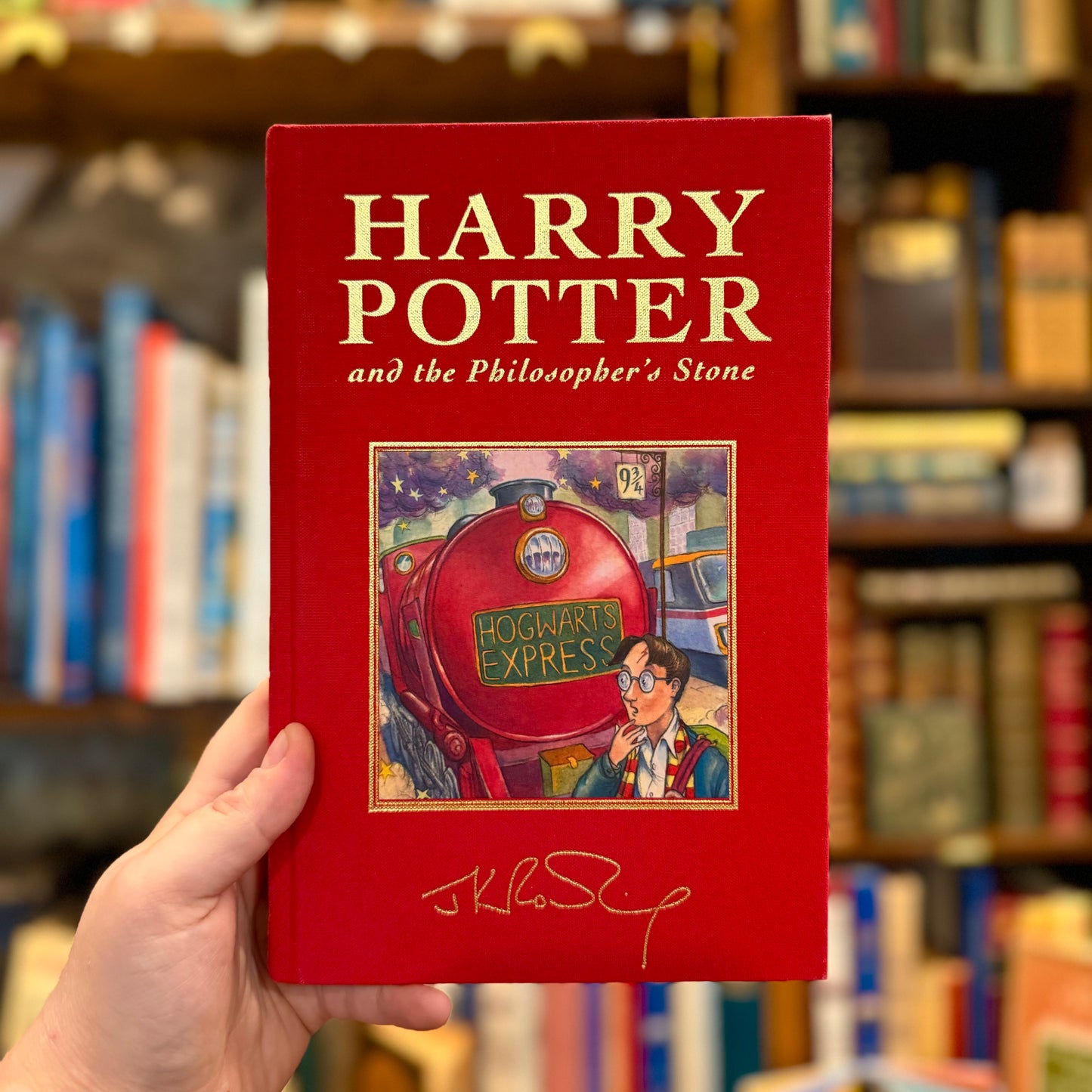 Harry Potter and the Philosopher's Stone (First Deluxe Edition, Seventh Impression) – J.K. Rowling