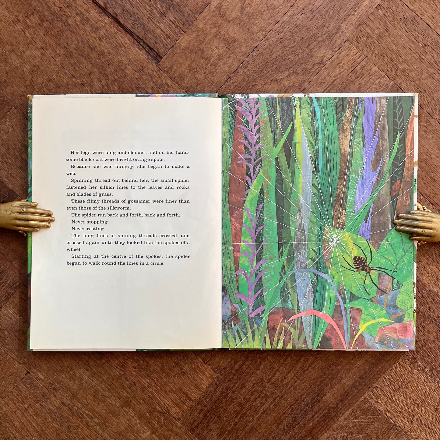 The Web in the Grass (1974 First U.K. Edition) – Berniece Freschet, Roger Duvoisin