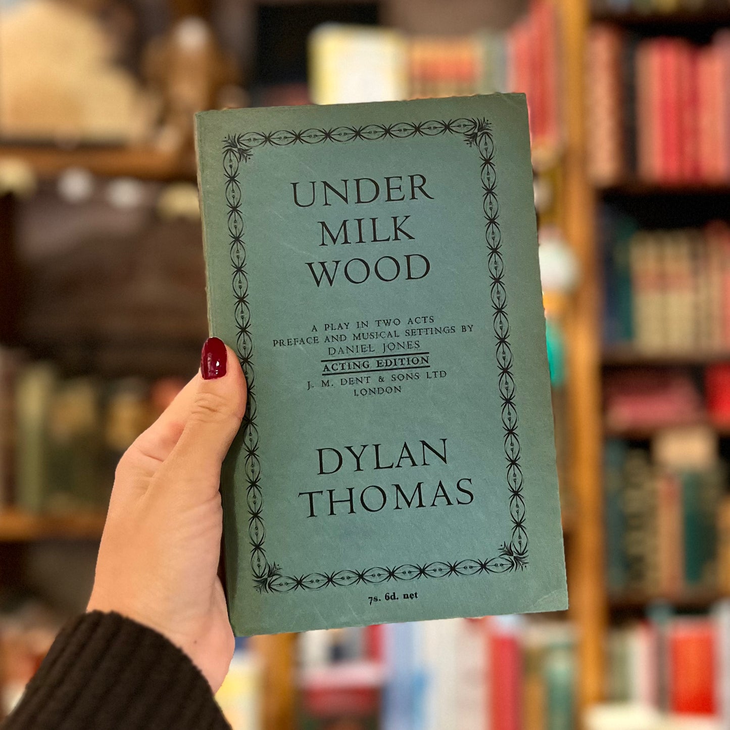 Under Milk Wood: A Play in Two Acts, Acting Edition (1958 First Edition, First Printing) – Dylan Thomas