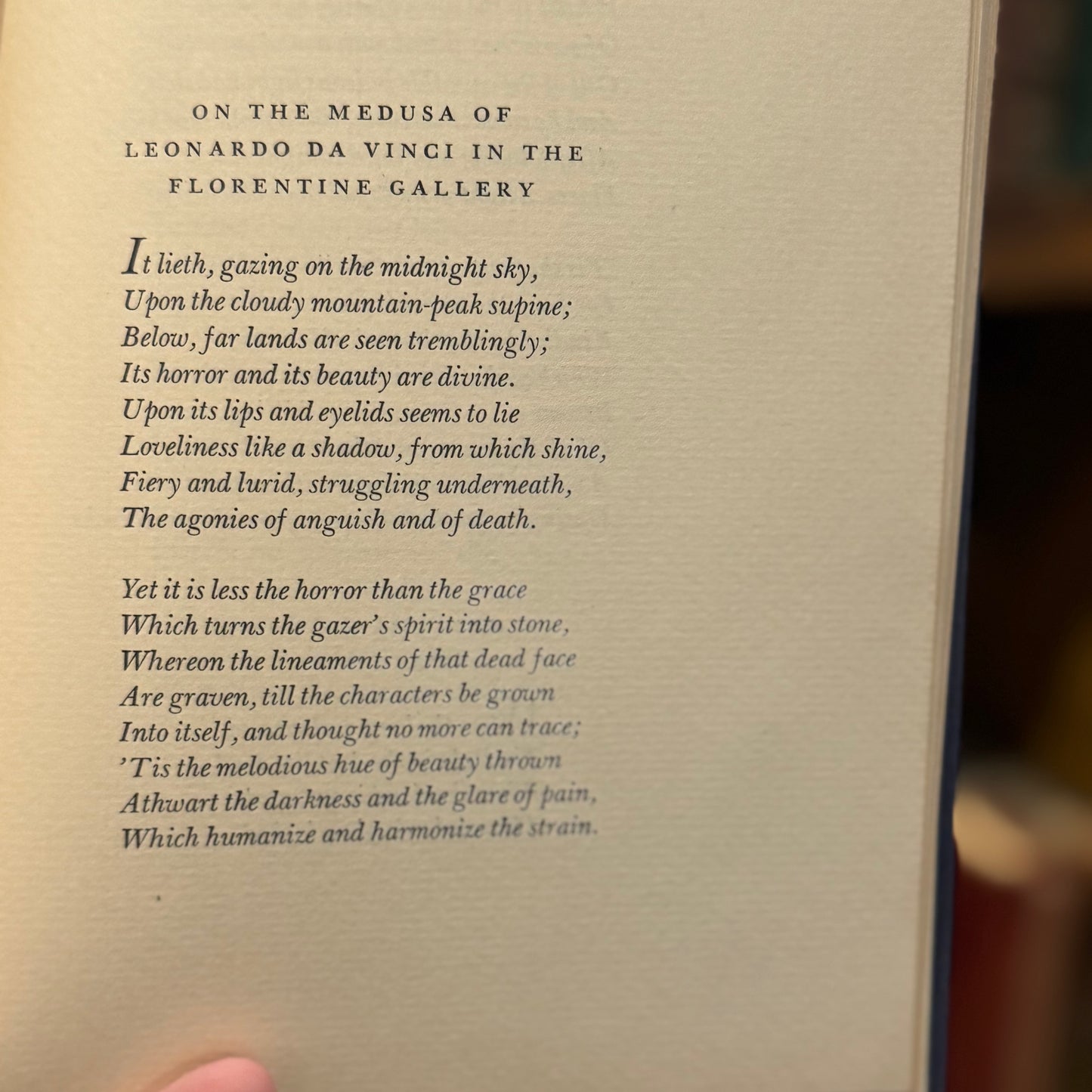 Poems and Lyrics – Percy Bysshe Shelley