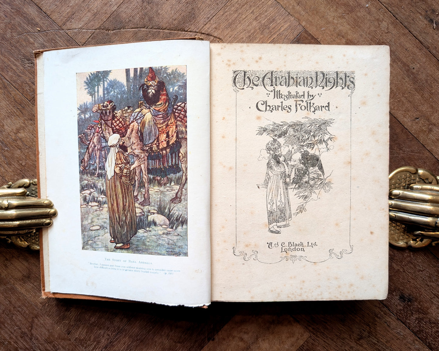 The Arabian Nights (1917) – Illustrated by Charles Folkland
