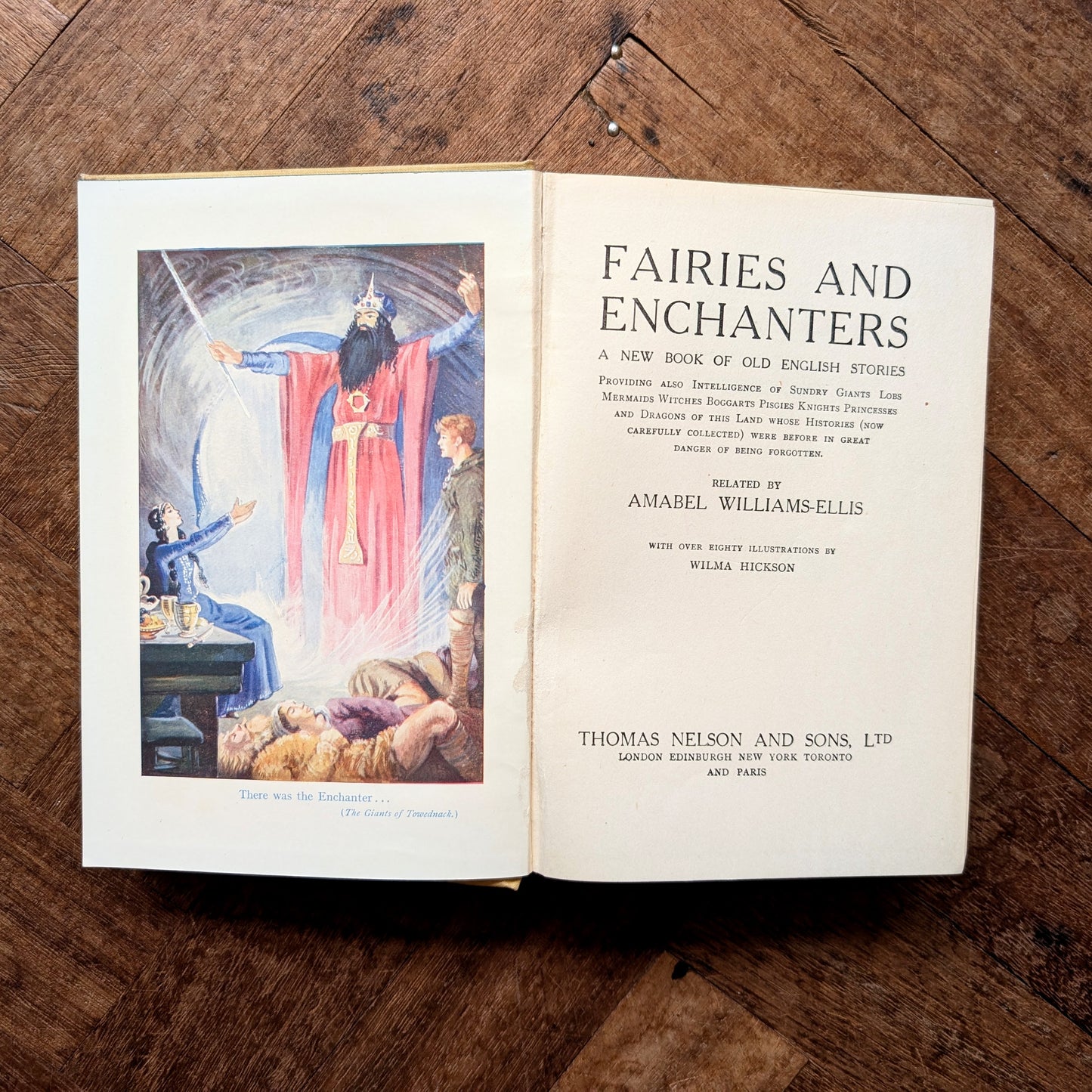 Fairies and Enchanters: A New Book of Old English Stories (1945) – Anabel Williams-Ellis, Wilma Hickson