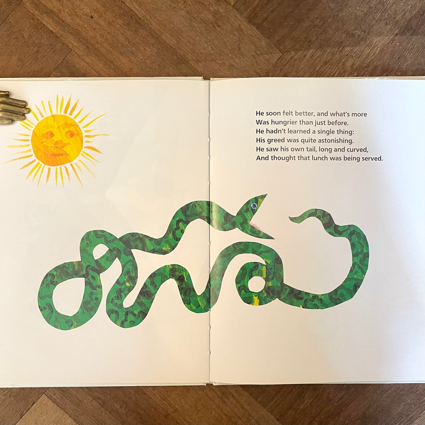 The Greedy Python and The Foolish Tortoise (First Edition, Signed by Author) – Richard Buckley, Eric Carle