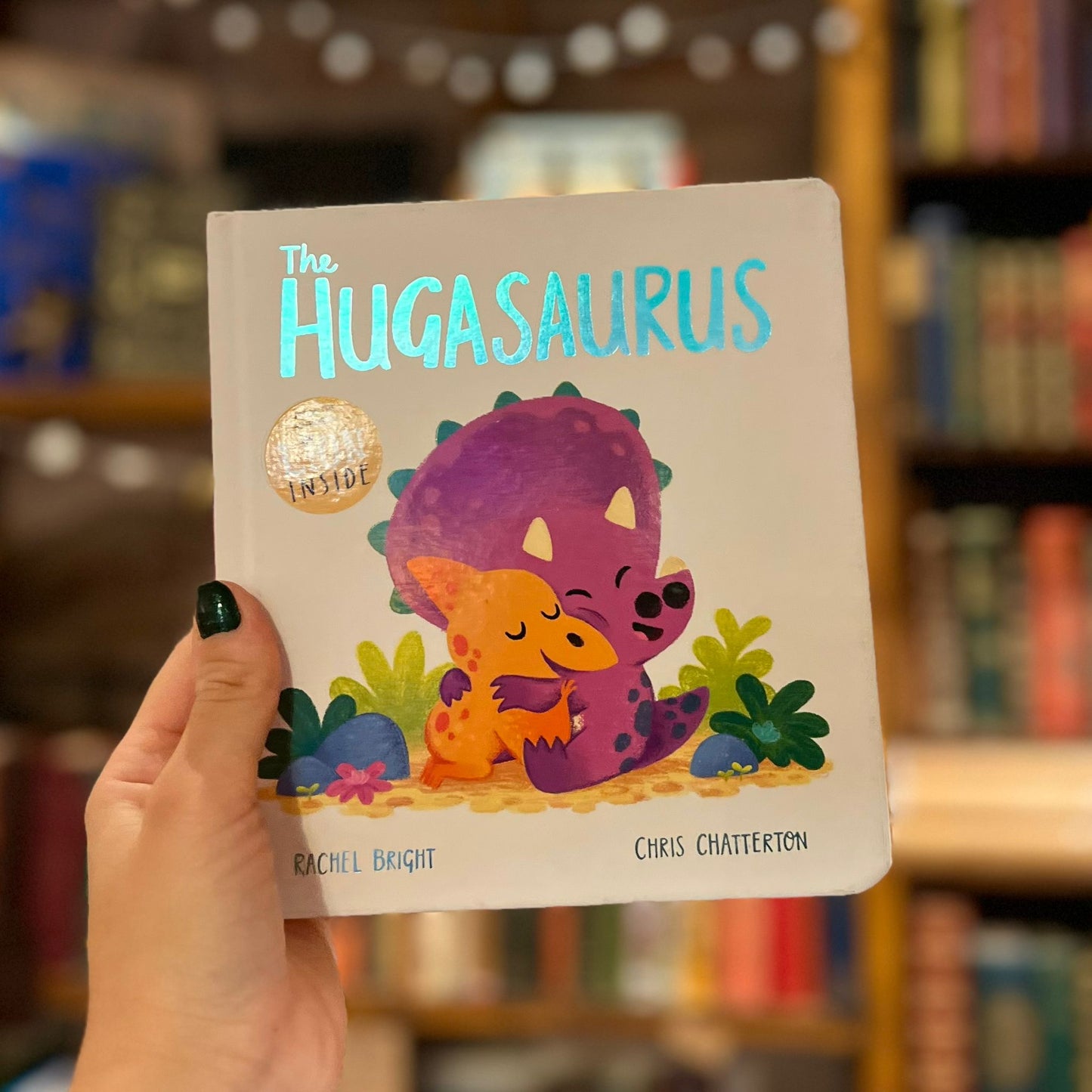 The Hugasaurus (Board Book) - Rachel Bright, Chris Chatterton