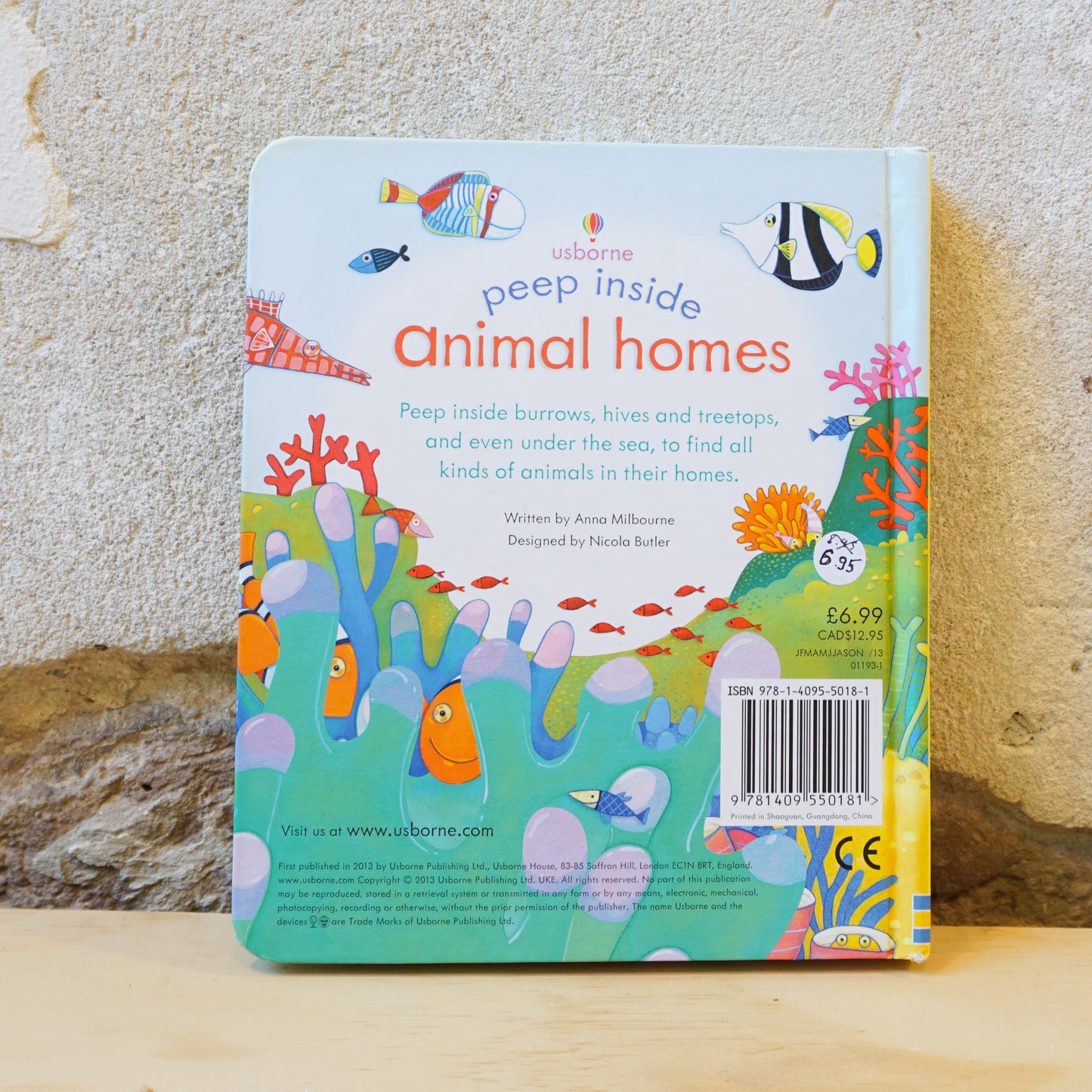 Usborne Peep Inside Animal Homes / Anna Milbourne, Simona Dimitri