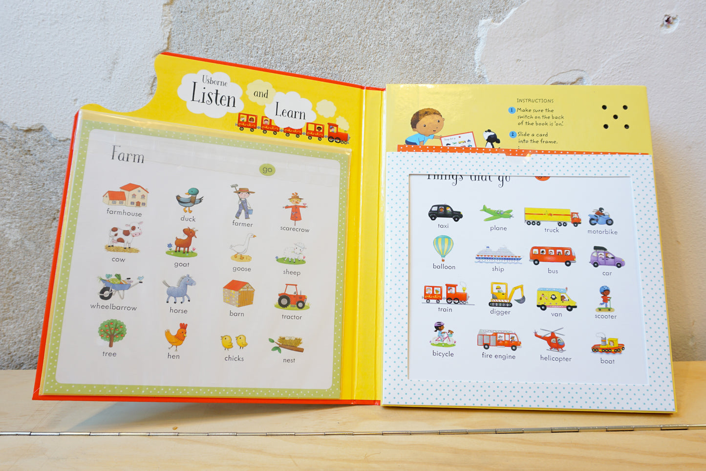 Usborne Listen and Learn First English Words